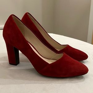 Cole Haan red heels 8 1/2 never worn